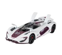 BXJUCBHDO car mode 1: 32 For Tomahawk Raceway Alloy Diecast Car Model Decoration Doors Can Open Pull-Back Ornament Collection alloy Diecast(WHITE)