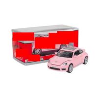 BXJUCBHDO car mode 1:32 For Volkswagen Beetle GSR Car Model Pull Back Alloy Discast Street Metal Business Ornament Fine Collection alloy Diecast(Pink boxed)