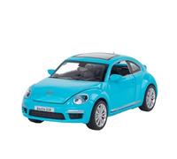 BXJUCBHDO car mode 1:32 For Volkswagen Beetle GSR Car Model Pull Back Alloy Discast Street Metal Business Ornament Fine Collection alloy Diecast(Blue nobox)