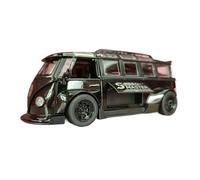 BXJUCBHDO car mode 1:32 For VW Bus T1 Modified Alloy Diecast Scale Metal Collection Car Models Ornament Door Can Be Opened alloy Diecast(Black)