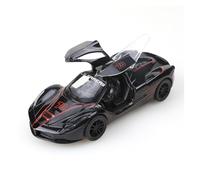 BXJUCBHDO car mode 1:36 For LaFerrari Alloy Car Model Simulation Racing Vehicle Pull Back Miniature Ornaments Fine Collection alloy Diecast(LaFerrari Black)