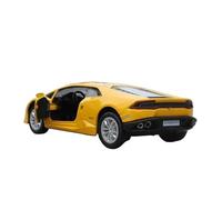 BXJUCBHDO car mode 1:36 For Lamborghini Huracan LP610-4 Alloy Diecast Metal Super Sport Car Model Miniature Pull Back Collection alloy Diecast(Yellow No box)