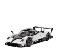 BXJUCBHDO car mode 1:36 For Pagani MaKeda Utopia Flower Yazongda Alloy Diecast Sports Car Model Advanced Collection Decoration alloy Diecast(White)