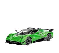 BXJUCBHDO car mode 1:36 For Pagani MaKeda Utopia Flower Yazongda Alloy Diecast Sports Car Model Advanced Collection Decoration alloy Diecast(Green black-boxed)