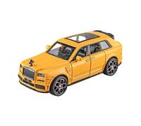 BXJUCBHDO car mode 1:36 For Rolls Royce Cullinan Simulation Diecast Metal Alloy Car Model Pull Back Collection Simultiaon Ornament alloy Diecast(Yellow-boxed)
