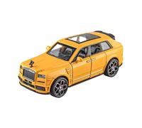 BXJUCBHDO car mode 1:36 For Rolls Royce Cullinan Simulation Diecast Metal Alloy Car Model Pull Back Collection Simultiaon Ornament alloy Diecast(Yellow)