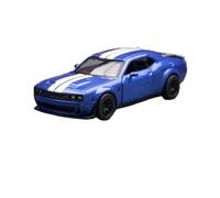 BXJUCBHDO car mode 1：44 For Dodge Challenger SRT Hellcat Car Model Diecast Metal Vehicle Miniature Pull Back Doors Openable Collection alloy Diecast(1pc-01)