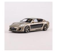 BXJUCBHDO car mode 1:64 2017 For Porsche Gemballa Mistrale Resin Super Sport Model Car Simulation Classic Static Ornament Collectible alloy Diecast(Gold)
