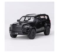 BXJUCBHDO car mode 1:64 For FToyota Land Cruiser LC300 Alloy Diecast Supercar Car Model Simulation Classic Static Ornament Collectible alloy Diecast(Black)