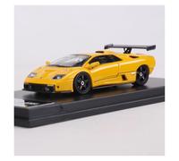 BXJUCBHDO car mode 1:64 For Lamborghini Diablo GTR Alloy Diecast Car Model Simulation Classic Static Ornament Replica Miniature Collectible alloy Diecast(Yellow)