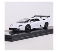 BXJUCBHDO car mode 1:64 For Lamborghini Diablo GTR Alloy Diecast Car Model Simulation Classic Static Ornament Replica Miniature Collectible alloy Diecast(WHITE)