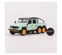 BXJUCBHDO car mode 1:64 For Land Rover Defender 6x6 Alloy Diecast Car Model Simulation Classic Static Ornament Replica Collectible alloy Diecast(Green)