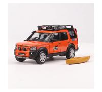 BXJUCBHDO car mode 1:64 For Land Rover DISCOVERY 4 Super Sport Alloy Diecast Car Model Simulation Classic Static Ornament Collectible alloy Diecast(Orange modification)