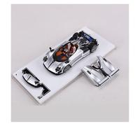 BXJUCBHDO car mode 1:64 For Pagani Zonda F Alloy Diecast Car Model Super Sport Can Open The Engine Cover Simulation Classic Static Ornament alloy Diecast(Silver)