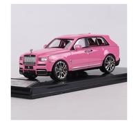 BXJUCBHDO car mode 1:64 For Rolls-Royce Cullinan Alloy Diecast Car Model Simulation Classic Static Ornament Replica Miniature Collectible alloy Diecast(Pink)