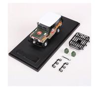 BXJUCBHDO car mode 1:64 For Toyota Land Cruiser FJ40 Alloy Diecast Model Car Static Ornament Collectible The Roof Can Be Opened alloy Diecast(Green)