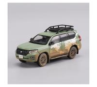 BXJUCBHDO car mode 1:64 For Toyota Land Cruiser Prado 150 Alloy Diecast Car Model Simulation Classic Static Ornament Replica Collectible alloy Diecast(Green Left rudder)