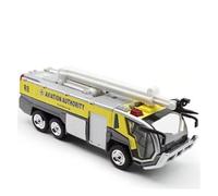 BXJUCBHDO car mode Alloy Fire Truck 1/64 Simulation Firefighting Diecast Rescue Vehicle Fire Ladder Engineering Car Model alloy Diecast(Yellow)