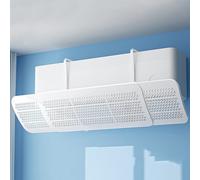 BXKF Retractable Air Conditioner Deflector, 180° Adjustable Air Vent Deflectors, Anti-Wind Baffles Helps Cooling/Heating Air Circulation, Anti-Condensatio(74 * 16cm/29 * 6in)