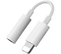 Bxlive Headphone Jack Adapter Compatible with Apple Lightning to 3.5mm, Aux Mic TRRS Car Audio Dongle Cable, Earphone Connector for iPhone 14 Pro Max 13 12 11 XR XS X 8 7 SE, iPad Pro/Mini, Headset