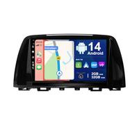 BXLIYER - Android 12 Car Stereo Fit For Mazda ATENZA Mazda 6 (2012-2015) - Wireless Carplay + Android Auto - 2G+32G - Rear Camera - IPS 9 Inch 2 Din - Steering Wheel WiFi 4G DAB Fast-boot Split-Screen
