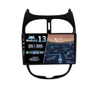 BXLIYER Android 12 IPS Car Stereo For Peugeot 206 (2002-2010) - Built-in Wireless Carplay/Android Auto - 2G+32G - Camera FREE - 9 Inch 2 Din - Steering Wheel WiFi DAB Fast-boot Split-Screen Bluetooth