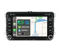 BXLIYER Android 12 IPS Car Stereo For VW Golf/Skoda/Seat/Passat/Polo - Built-in Wireless CarPlay + Android Auto - 2G+32G - Rear Camera + MIC FREE - 7 Inch 2 Din - Steering Wheel DAB Fast-boot DSP