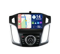 BXLIYER Android 14 Car Stereo For Ford Focus (2012-2017) Navigation - Wireless Carplay + Android Auto - 2G+32G - Rear Camera - IPS 9 Inch 2 Din - Steering Wheel WiFi DAB Fast-boot Split-Screen