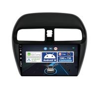 BXLIYER Android 14 Car Stereo For Mitsubishi Mirage (2012-2023) Sat Nav Navigation - Wireless Carplay + Android Auto - 2G+32G - Rear Camera - 9 Inch 2 Din - Steering Wheel WiFi Fast-boot Split-Screen