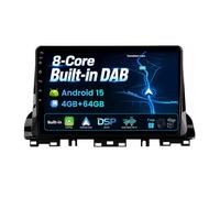 BXLIYER Android 15 -[Built-in DAB]- Car Stereo For Kia Cerato K3 Forte (2018-2021) - Wireless Carplay/Android Auto - 4G+64G - LED Camera + MIC - IPS 9 Inch 2 Din - Steering Wheel DSP Fast-boot 360-CAM