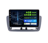 BXLIYER Android 15 IPS Car Stereo For Seat Ibiza (2012-2015) Sat Nav - Wireless CarPlay/Android Auto - 4G+64G - LED Camera + MIC - 9 Inch 2 Din - DSP Steering Wheel DAB Fast-boot 360-Camera AHD WIFI