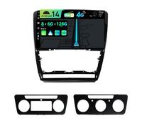 BXLIYER | Built-in DAB 4G LTE | Android 14 Car Stereo For Skoda Octavia (2006-2014) Sat Nav - 6G+128G - CarPlay/Android Auto - Camera + MIC - Qled 10.1 Inch- Steering Wheel Dual Band WIFI 360-CAM HDMI