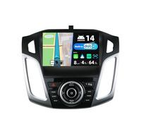 BXLIYER - Built-in DAB/DSP - Android 15 IPS Car Stereo For Ford Focus (2012-2017) - Wireless Carplay/Android Auto - 4G+64G - LED Camera + MIC - 9 Inch 2 Din - Steering Wheel Fast-boot 360-CAM WIFI