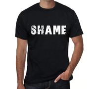 BXNHYESWS Corrupt Shame Mens Vintage Printed T Shirt Funny Graphics Black Birthday Gift 00553(Small)