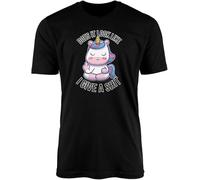 BXNHYESWS Does it Look Like I give a Sht T-Shirt Top Novelty Cute Sweet Rude Crude Swear Glitter Sparkles Rainbow Fun Cartoon Unicorn Animation Gift Present Idea(Large)