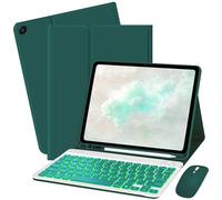 Bxomteng Case for Samsung Galaxy Tab A8 10.5", Built-in Pencil Holder Case (Black)