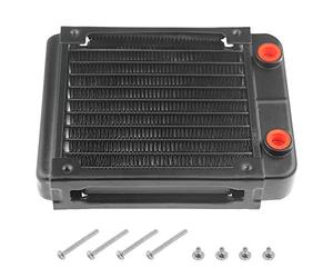 BXQINLENX 10 Pipe Aluminum Heat Exchanger Radiator for PC CPU CO2 Laser Water Cool System Computer 120mm(B)
