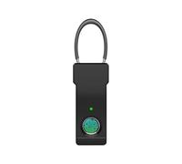 Bxqudmczy Tuya Smart Fingerprint Padlock - Bluetooth Combination Lock for Suitcases, Luggage, and More | Anti-Theft Mini Metal Keyless Lock(1 Set)