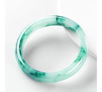 BXSMNH Natural Jade Bracelet Jade Full Green Jade Bangle,Women'S Genuine Bracelet,Birthday Gift For Mother,Represents Good Blessings,With Exquisite Packaging (Color : Green, Size : 59mm)
