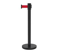 BXSUKEYOU Heavy Duty Steel Rope Barriers for Crowd Control, Premium Queue Stanchions Ideal for Retail Stores, Airports, and Banks Security
