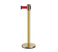 BXSUKEYOU Heavy Duty Steel Rope Barriers for Crowd Control, Premium Queue Stanchions Ideal for Retail Stores, Airports, and Banks Security