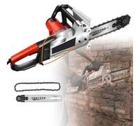 BXSUKEYOU Professional Electric Diamond Concrete Chain Saw, Heavy-Duty Wall Cutter with Water-Cooled Wet Cutting, Anti-Vibration Handle & Dust Suppression for Pavement and Masonry