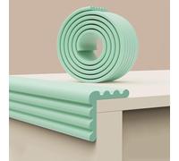 BXSUKEYOU PVC Self-Adhesive Edge Trim for Stairs and Walls, Strong Adhesive for Furniture and Garage Protection
