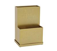 BXSUKEYOU Umbrella Racks Modern Metal Stand Holder For Front Door Entryway W Removable Drip Tray,Durable For Canes Walking Sticks,Gold (S 35cm*24cm*46cm) (S)