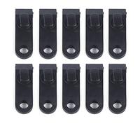 BXTMGBUS Universal Heavy Duty Tarp Clips - 10 Pack Adjustable Camping Tent Clamps for Canopy, Shelter, Covers, Awning | Nylon