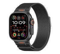 BXUXOHS Milanese Loop- Compatible with Apple Watch Ultra 2 Band for Men 49mm 46mm 45mm 44mm 42mm 41mm 40mm 38mm,Magnetic Mesh Metal Strap Wristband for iWatch SE Series 10/9/8/7/6/5/4/3 Ultra2/Ultra