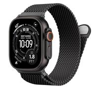 BXUXOHS Milanese Mesh Loop Compatible for Apple Watch Ultra 3/2/1 Band 49mm 46mm 45mm 44mm 42mm 41mm 40mm Men Women,Stainless Steel Metal Magnetic Strap for iWatch Ultra Series 11/10/9/8/7/6/5/4/SE