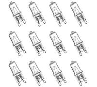 BXXKXMC G9 Halogen Bulbs, g9 25W Light Bulbs,Dimmable 230V 2700K Warm White G9 Bulb for Table Lamps, Cabinet Light, Oven, Replacement Capsule Bulbs for Lamps