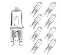 BXXKXMC G9 Halogen Light Bulbs 25W 230V, No Flickering, Dimmable,2800K Warm White G9 Capsule Bulb