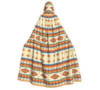 Bxzpzplj Native American Print Unisex Hooded Cloak For Men&Women, Carnival Theme Party Decor Hooded Cloak